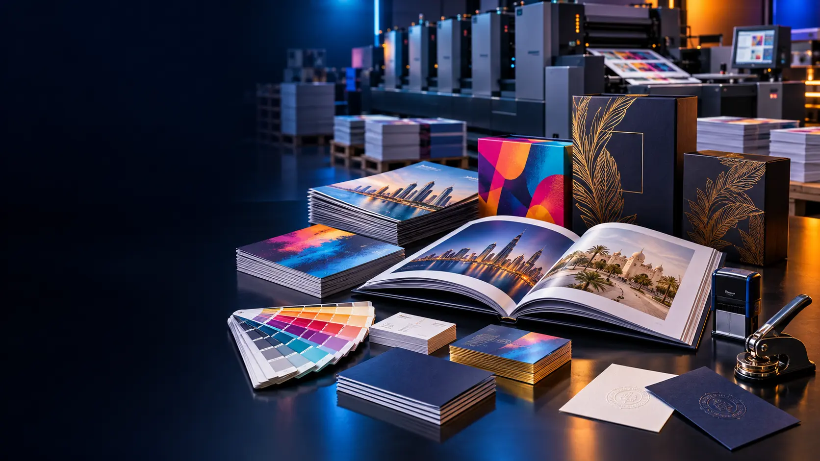Professional offset and digital printing production in Ajman